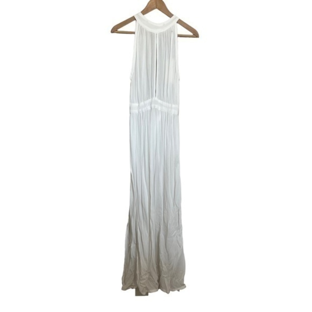 Cleobella High Neck Open Back Double Slit Maxi Dress Size S